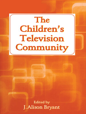 cover image of The Children's Television Community